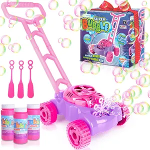 Bubble Lawn Mower for Toddlers 1-3, Kids Bubble Machine for 1-Year-Old Girl Gifts, Push Toys for Toddlers Age 1 2 3+ Birthday Gifts