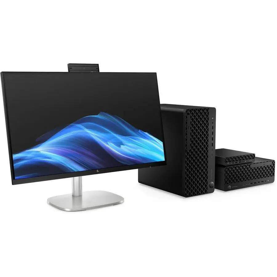 HP BH9E8UT-ABA EliteDesk 8 G1i Desktop Computer - Intel Core Ultra 7 15th Gen 265 - vPro Technology - 32 GB - 1 TB SSD - Small Form Factor - Jack Black - Smart Buy - Intel Q870 Chip - Windows 11 Pro