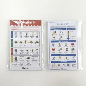 Tiny Expressions Pretend Play Notepads - 2-Pack Kids Play Pads - 40 Pages Order-Taking Restaurant & 40 Pages Doctor Visit Notepad - Waiter and Doctor Imaginative Role Play