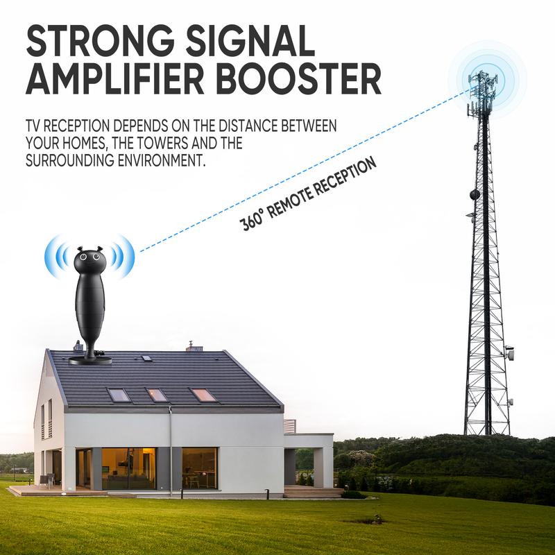 TV Antennas, HD Digital Antenna for Smart TV Indoor, Digital tv Antenna Indoor for Local Channels-Support for Type of HDTV Digital TV's, Easy Installation for Apartments, Long Range Coverage,  No Monthly Bill, Enjoy Local Channels