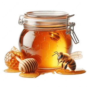 Natural Honey Packs 12 x 20g Sachets Energy Boost Sweet Flavor Pure Organic 100% Natural with Ginger Healthy Sweet Booster
