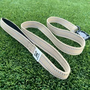 MAGNEPUP Click & Go Leash DESERT TAN -  Easy Use Dog Leash with Magnetic Buckle