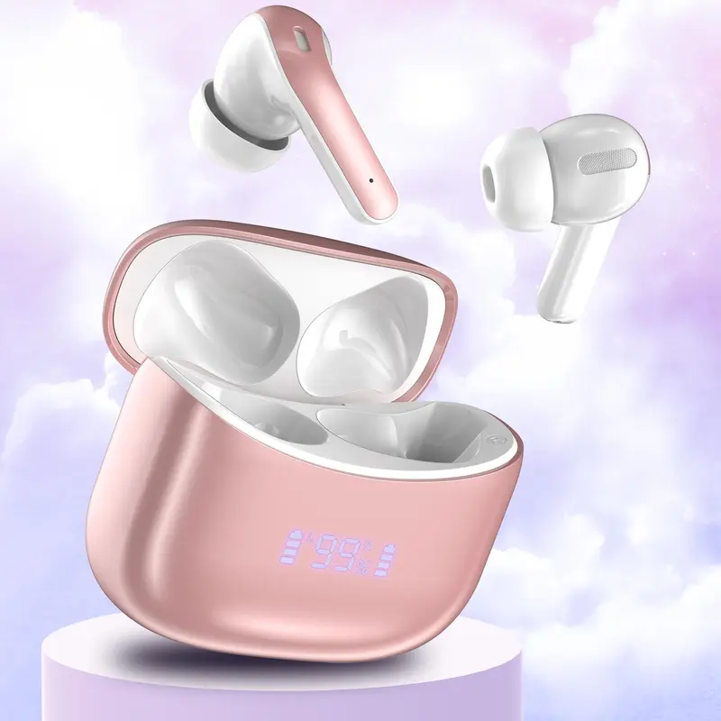 In-ear Design Wireless Earphones, Deep Bass Wireless Earbuds, Sports Headphones with Mic, BT Gaming Headset with Digital Display Charging Case, Earphones, Stocking Fillers Gift