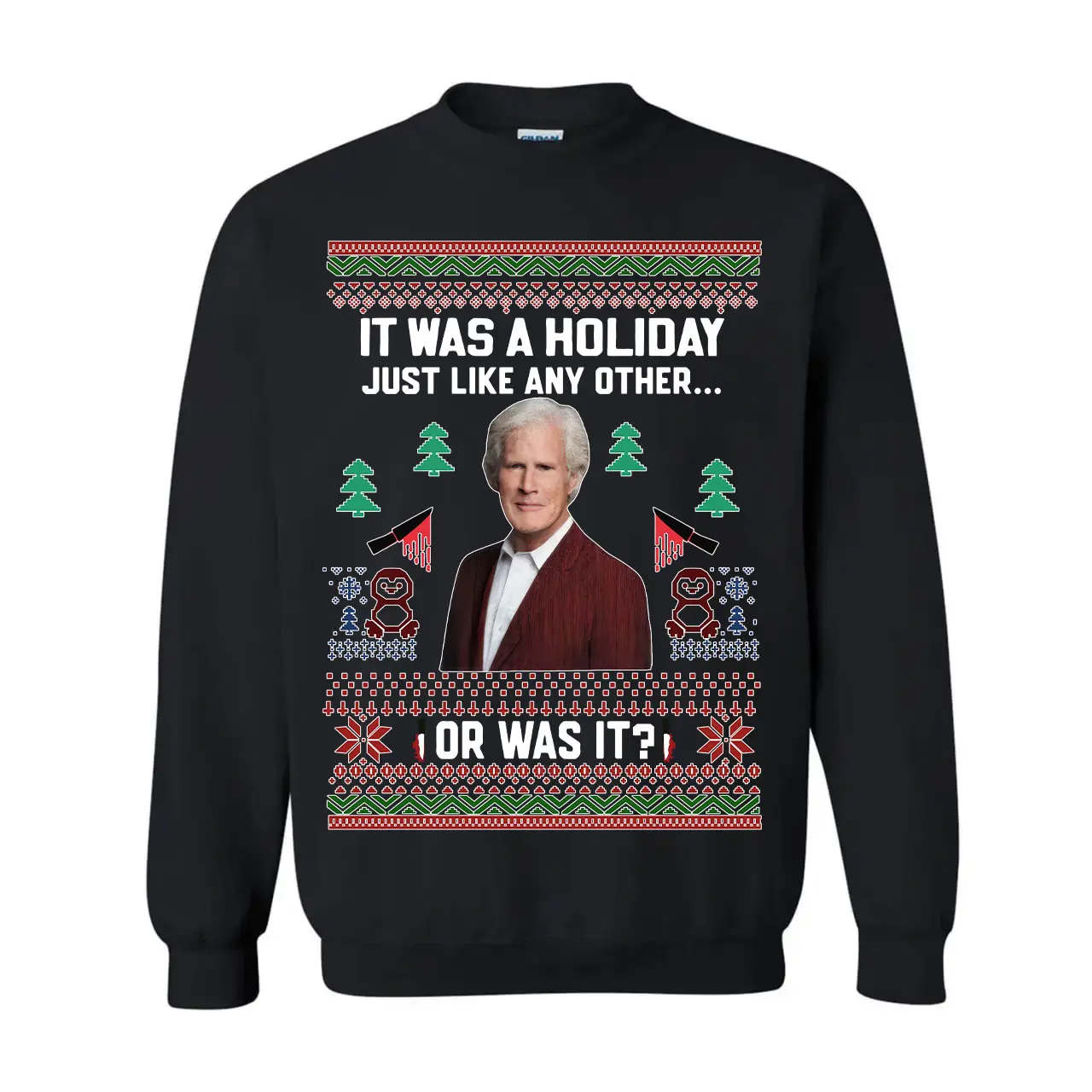 True Crime Ugly Christmas Shirt, Christmas Party Sweatshirt, Keith Morrison Ugly Christmas Sweater, True Crime Christmas Crewneck, True Crime Sweater
