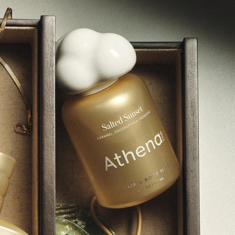 Salted Sunset - Athena Club Hair & Body Mist | Fine Fragrance | Lightweight & Layerable | Long-Lasting Wear | Dual-Purpose for Hair + Body