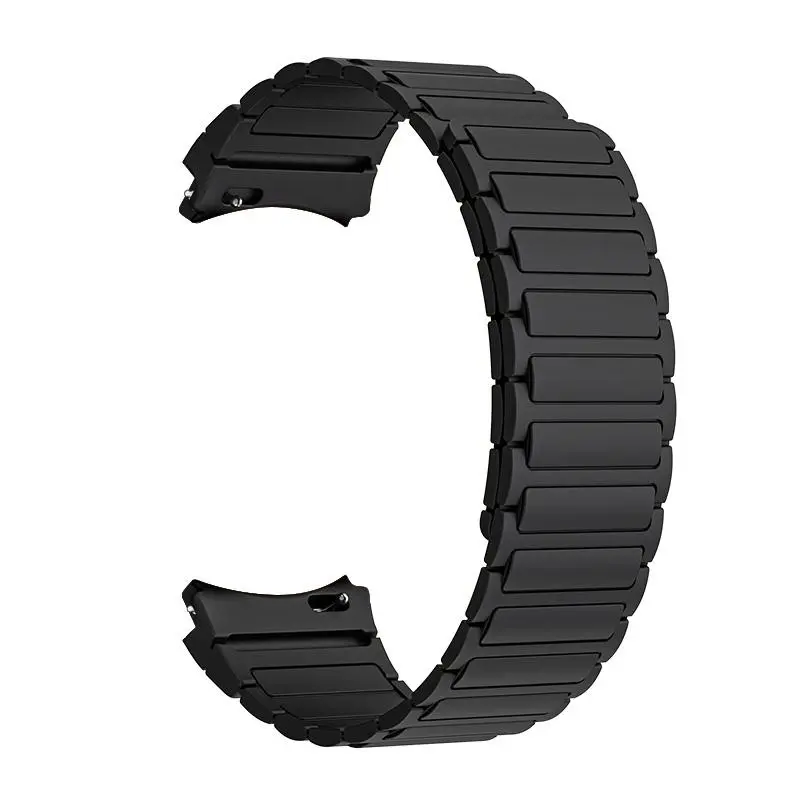 For Samsung Galaxy Smart Watch 3 4 5 6 7 Pro Magnetic Silicone Strap 44mm 40mm 45mm, Comfortable and Durable Smart Watch Straps Correa Galaxy Watch 6 Band Smartwatch Compatible Bands Smartwatch Accessories Wearable Tech Accessories