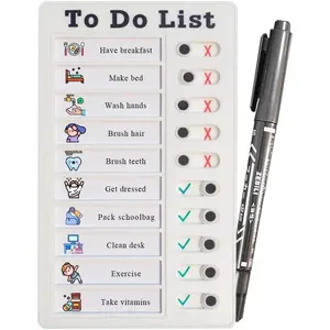 Chore Chart for Multiple Kids ADHD Tools Checklist Board Routine Schedule To Do List