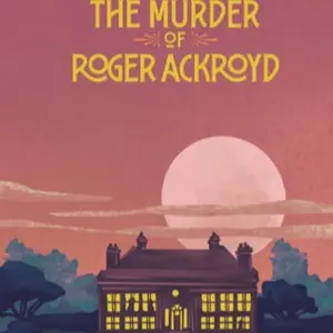 Agatha Christie The Murder of Roger Ackroyd Classic Detective Fiction 252 Pages Hardcover Book with Iconic Cover Art