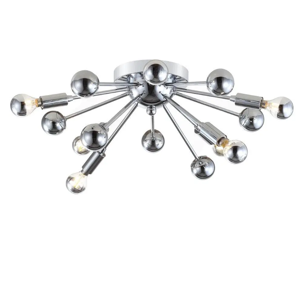 JONATHAN Y Copernicus Contemporary Metal LED Flush Mount Home Decor Lighting - 2W/5W LED, Eco-Friendly All-Seasons Indoor Light for Living Room, Bedroom