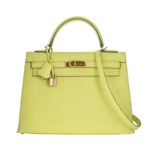 Pre-owned HERMÈS Epsom Tote Bags Kelly 32 Soufre
