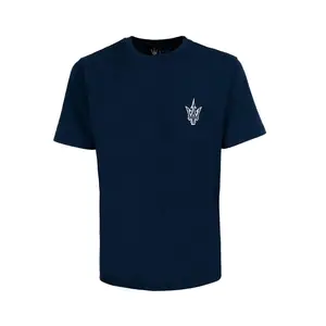 Maserati Trident Logo T-Shirt - Navy