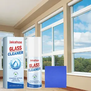 Glass Cleaner Set 1/2/3 Pieces, Remove Dust and Stubborn Stains, Clear Mirror Surface, Shine and Transparency, Glass Cleaning Agent