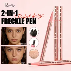 2-in-1 Freckle Pen, Waterproof Smudge-Proof, Natural Buildable Freckles, Long-Lasting Non-Sticky Formula, Perfect for Daily Looks & Summer Outdoor Wear