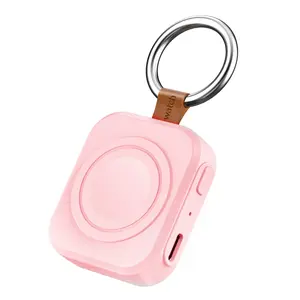 Portable Travel Charger for Iwatch, 1200mah Power Bank with Charging Cable, Compatible with Series 10/9/8/7/se/5/4/3/2/ultra