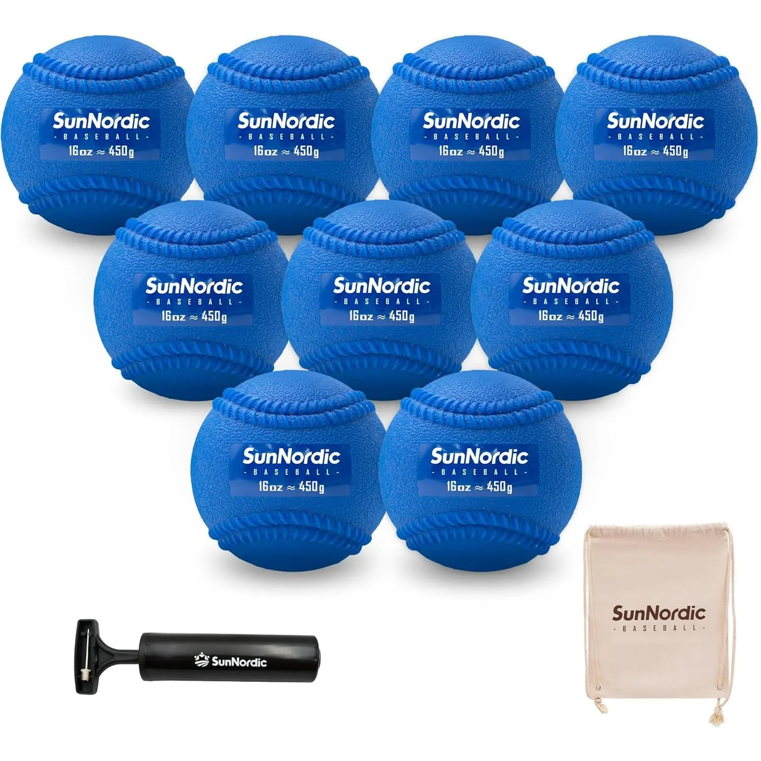 6 Pack Weighted Baseballs Set (16 oz) - Weighted Baseballs for Hitting Training & Improved Power - Pitching Training Baseball for All Skill Levels Autographed Vintage Little League