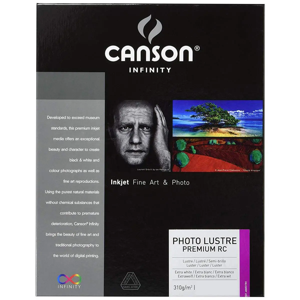 Canson Infinity Infinity Photo Lustre Premium RC 310gsm Inkjet Paper, 17x22", 25 Sheets