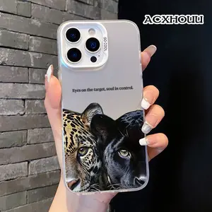 Trendy Original Design Lanyard Case for iPhone 17 16 E 15 14 16promax 16pro 15pro 13 12 11 Jaguars Eyes on Target Durable Cover Unique and Eye-Catching iphone 13 cases iphone 14 pro case