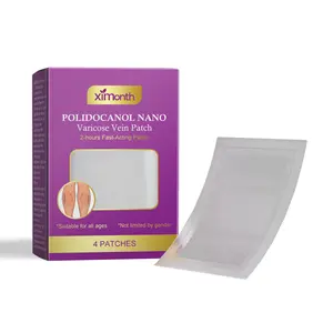 XiMonth Polidocanol Nano Varicose Vein Patch Gentle Nourishing Soothing Leg Comfort External Care Daily Moisture 4 Patches Women Men