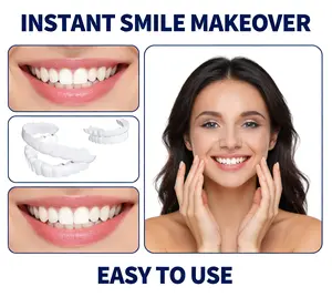 Moldable, instant-fit porcelain veneers, a complete teeth whitening kit. Dental Clinic.