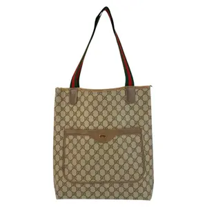 Pre-owned GUCCI Canvas Shoulder Bags GG Supreme 2way Tote Bag
