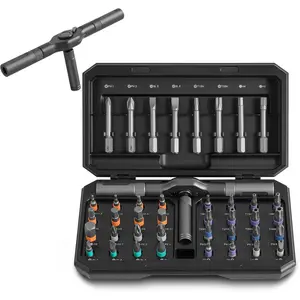 42 in 1   Set, Screw Driver Set Kit with Detachable Ratchet Handle, DIY Mini Ratchet , Ratchet Allen Wrench Set for Furniture, Computers, Electronics, Bicycles
