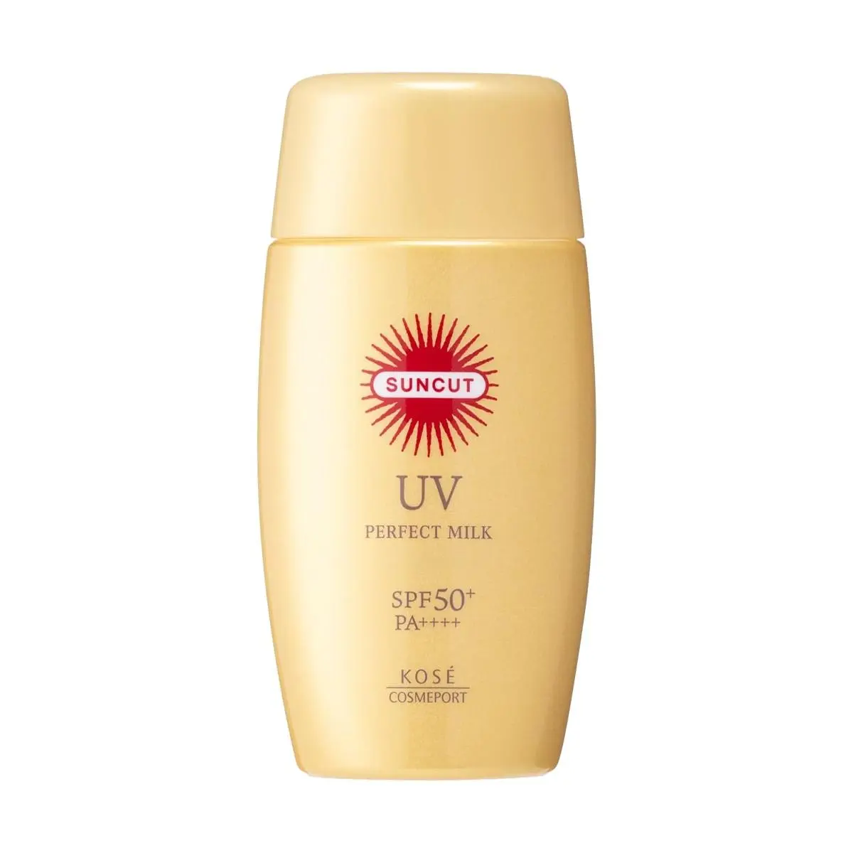 KOSE SUNCUT UV Perfect Essence SPF50+ PA++++ Sunscreen Milk 50ml - Lightweight, Portable, High Protection