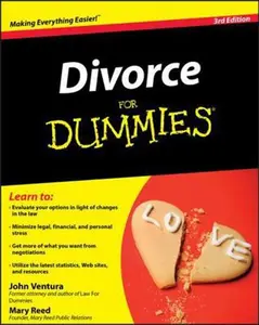 USED-Divorce for Dummies by Ventura, John (Paperback)