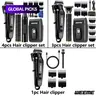 WEEME Men's Hair Clippers Set, Hair Cutting Kits, 1/3/4 Pcs Hair Clipper Kit with Electric Shaver, Nose and Beard Trimmer, Travel-Friendly Cordless Barber Trimmer, Essential for Home Grooming, Perfect Gift #GLOBAL PICKS