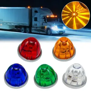 LED Clearence Light 5 pcs Front Rear Side Marker Indicators Light for Truck Car Bus Trailer 12-24V Advanced Signal Lamp