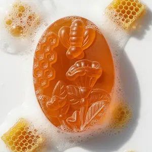 Organic Honey Soap with Natural Ingredients for Healthy Skin Care - Pure & Versatile Cleansing Solution