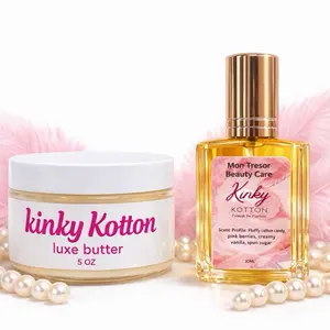 Kinky Kotton Body Care Duo - Luxe Hydrating Butter +  Signature layering  Scent
