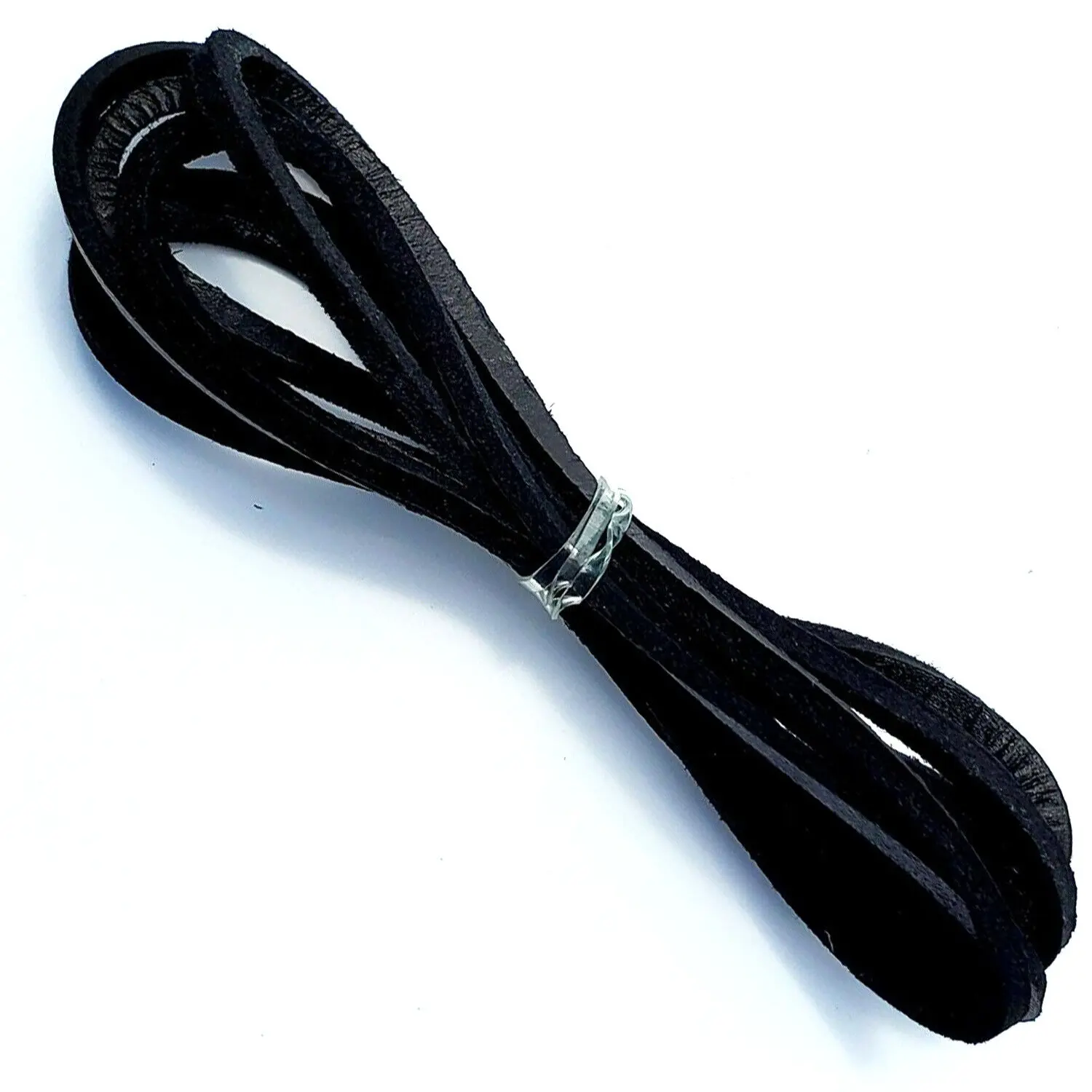 Highway Leather Genuine 3mm Flat Leather Shoe Laces Strip Cord - HL80910BLACK, Strong, Flexible, Low-Stretch, Non-Melting, for Footwear Crafting, Clothes Projects, Satisfaction Guaranteed, Shoelaces, Shoe Strings, Kids Crafts, Genuine Leather