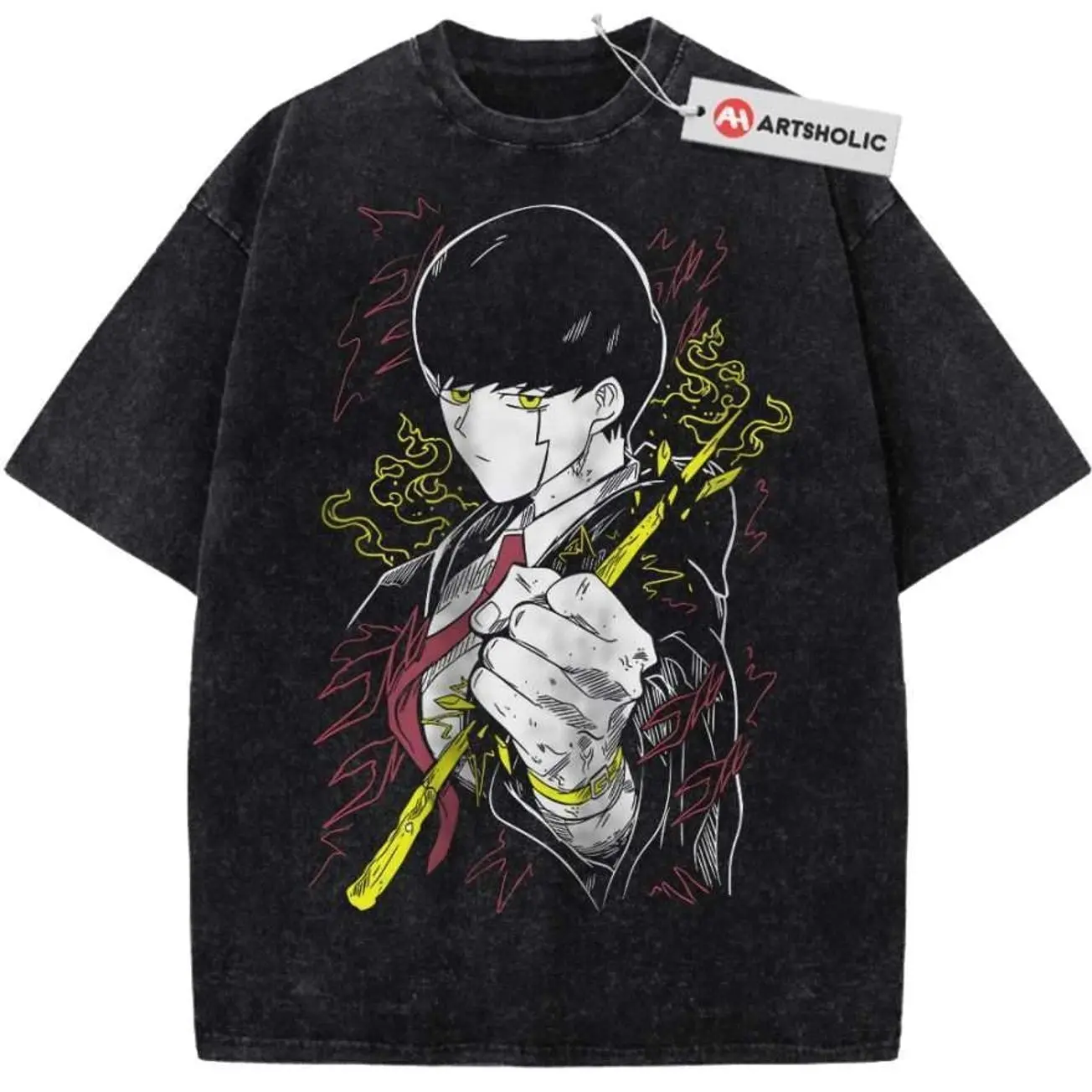 Mash Burnedead Shirt, Mashle Shirt, Anime Shirt, Vintage T-Shirt , Graphic Tee, Unisex Fashion, Full Color, Full Size, For Men, For Women