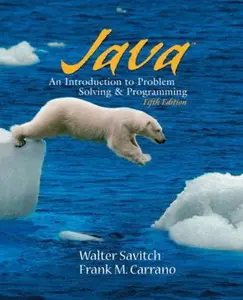 USED-Java: An Introduction to Problem Solving & Programming by Walter Savitch (Paperback)