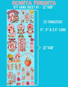 Rosita Fresita DTF Gang Sheet #1 - 22"x60"