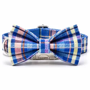 PlaidCharm Bow Collar