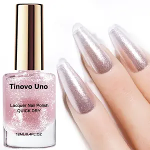 Mermaid Princess Quick Dry Durable Nail Polish, Iridescent Shimmer Nail Art Polish, Long-lasting Luster for Hands & Feet, Ideal for Summer Nail Art