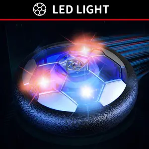 Indoor Hover Soccer Ball Game LED Light Up Floating Ball for Kids, Perfect Birthday Present for Ages 3-12