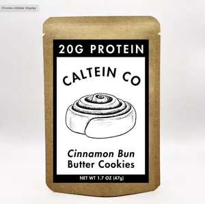 Caltein Co - Cinnamon Bun Protein Butter Cookies Snack Flavor
