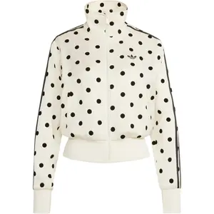 adidas Originals Women's Satin Polka Dot Track Top