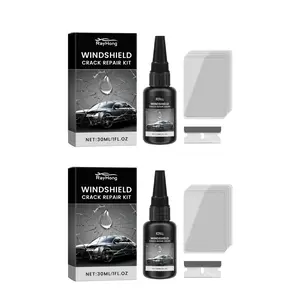 Rayhong Windshield Repair Gel (30ML*2), Windshield Repair Liquid, Fixes Cracks and Scratches, Restores Clear Vision, Easy Application, Durable Fixative, Windshield Repair Fluid