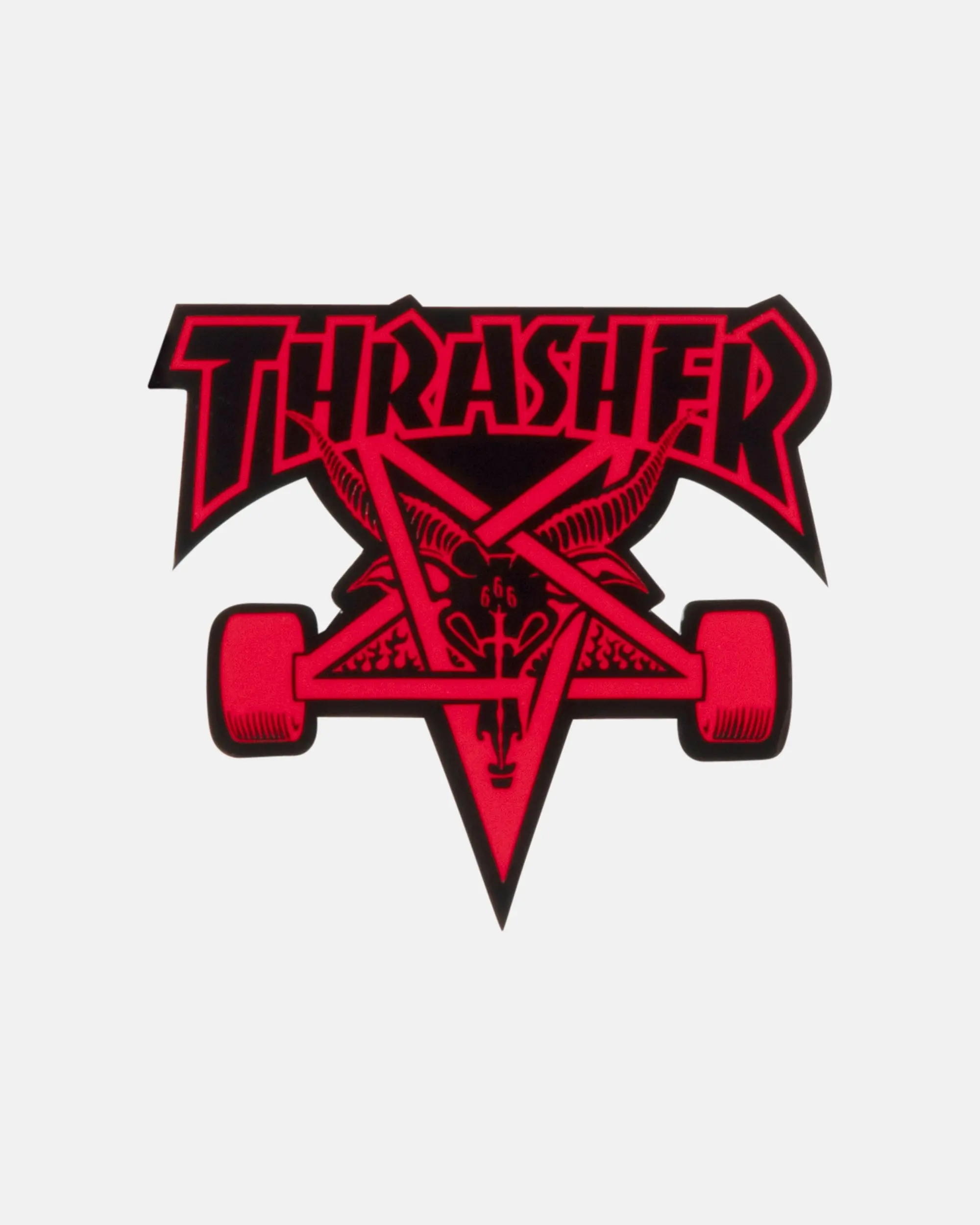 SKATEGOAT - STICKER - RED