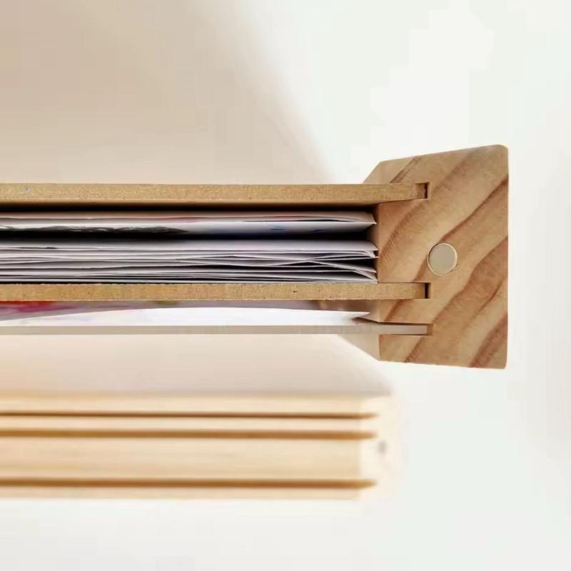 Creative Wall Decoration Wooden Kids Art Frame Changeable Rotatable Photo Frame Family Portraits Memorial Picture Frame Kids