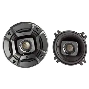 POLK AUDIO DB402 DB+ Series 4" Coaxial Speakers with Marine Certification, Black