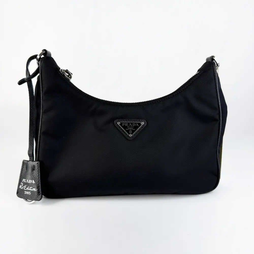 Pre-owned PRADA Re Edition 2005 Re Nylon Shoulder Bag Black Pre owned【1125】