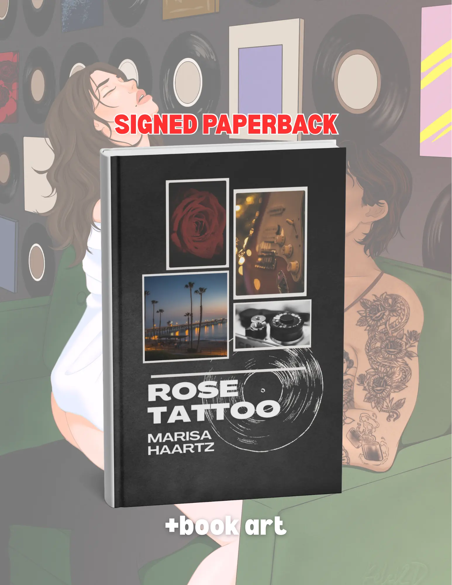ROSE TATTOO by Marisa Haartz SIGNED PAPERBACK