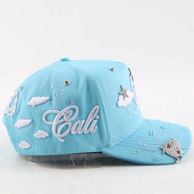 MaxHats Azul Cielo Cali-Fornia