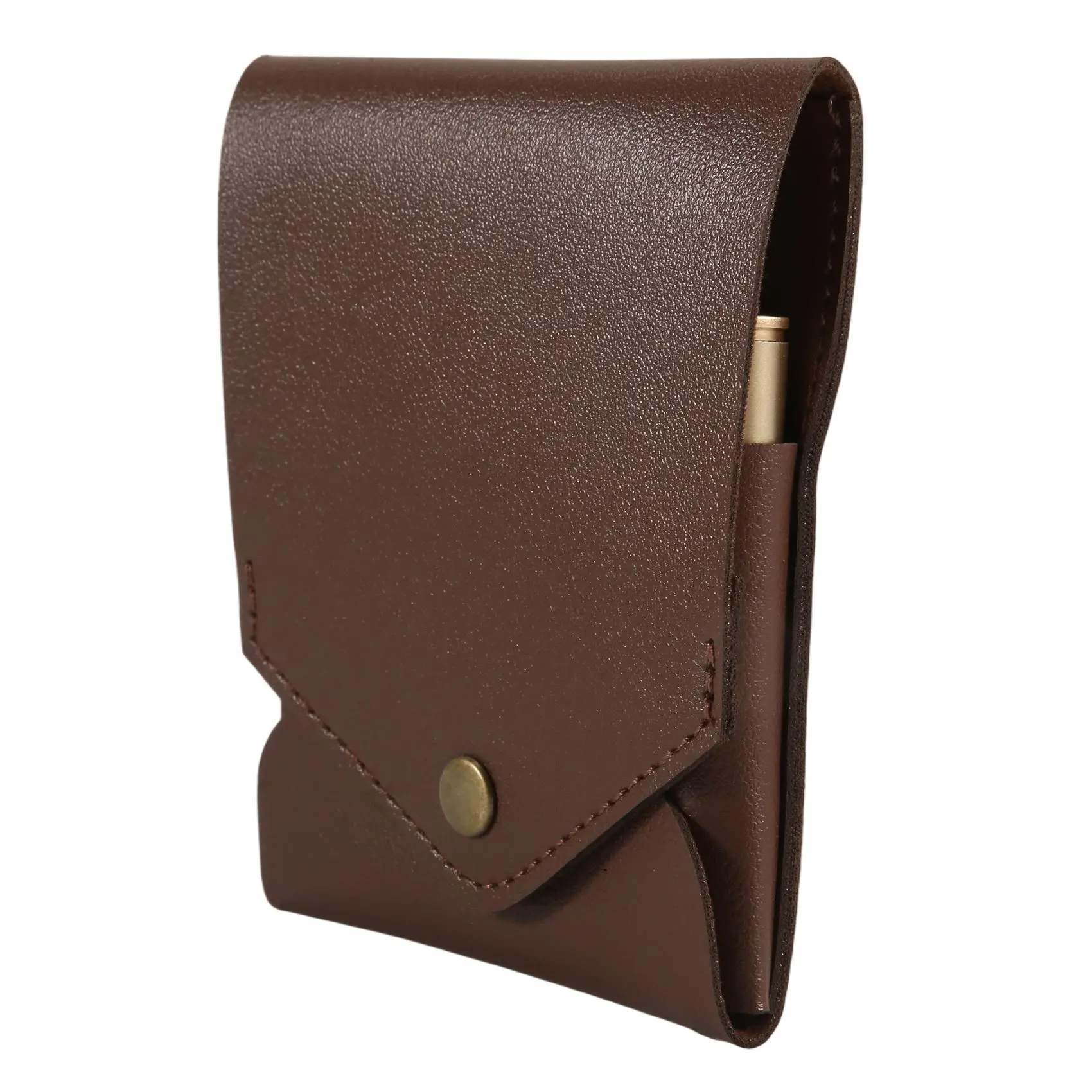 Multifunctional Compact Wallet, Handmade PU Wallet for Men, Small Slim Thin Compact Credit Card Wallet Functional Wallet