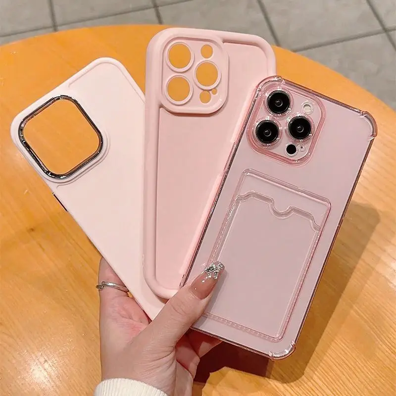 Anti-drop Phone Case, 3 Counts/set Decorative Phone Protector Cover, Phone Accessories Compatible with iPhone