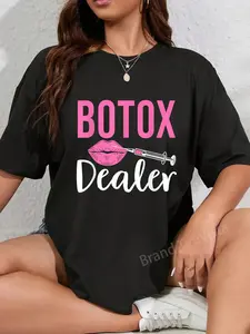 100% Cotton Botox Dealer Syringe Cosmetic Aesthetic Nurse Injector T-Shirt